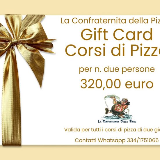 Buono Regalo € 320,00 Gift Card - Corsi di Pizza