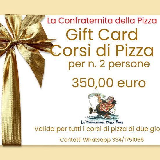 Buono Regalo € 350,00 Gift Card - Corsi di Pizza
