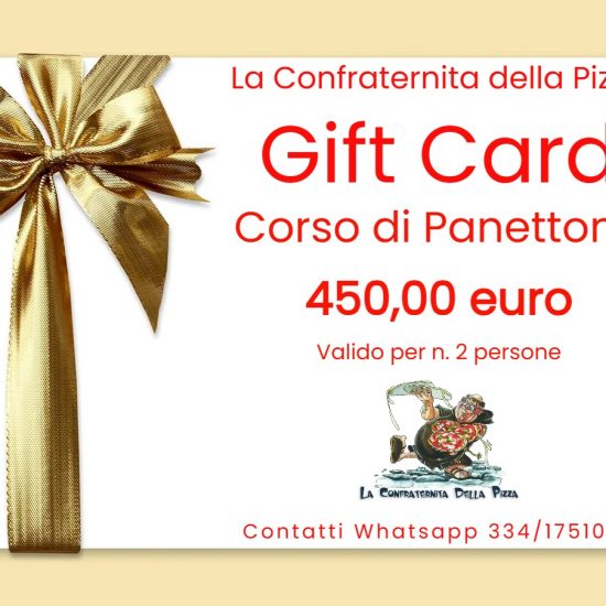 Buono Regalo € 450,00 Gift Card - Corsi di Panettoni - Lievitati