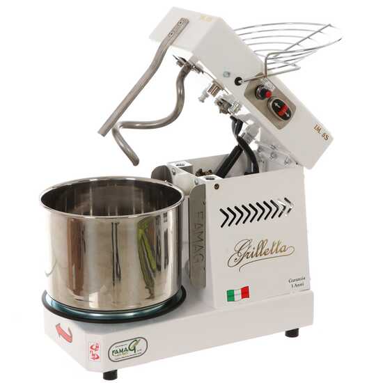 Famag Grilletta IM 5S/230 10 Velocità HH - Impastatrice a spirale 5 Kg ad alta idratazione con testa sollevabile