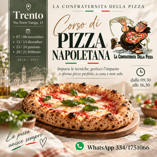 Trento - date diverse - Corso di Pizza Napoletana