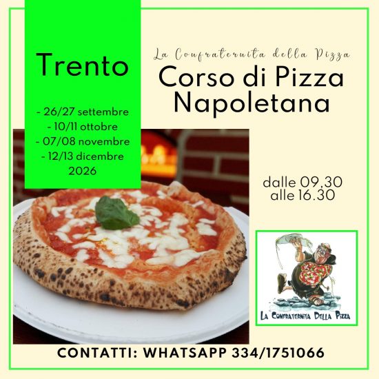 Trento - date diverse - Corso di Pizza Napoletana