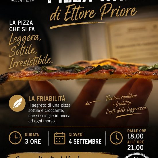 4 settembre 2026 - "Pizza Wafer" con Ettore Priore - In Diretta Corso Online